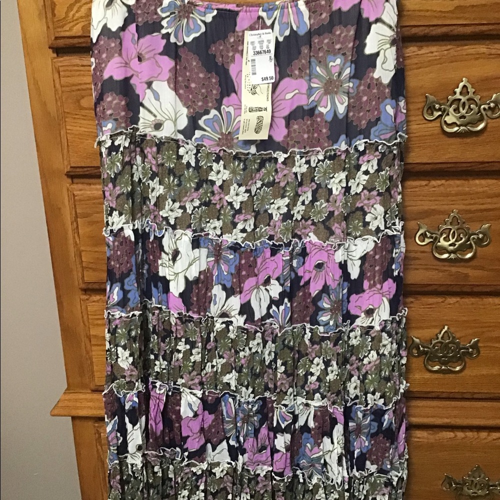 Women’s skirt Christopher & Banks XL multi colored